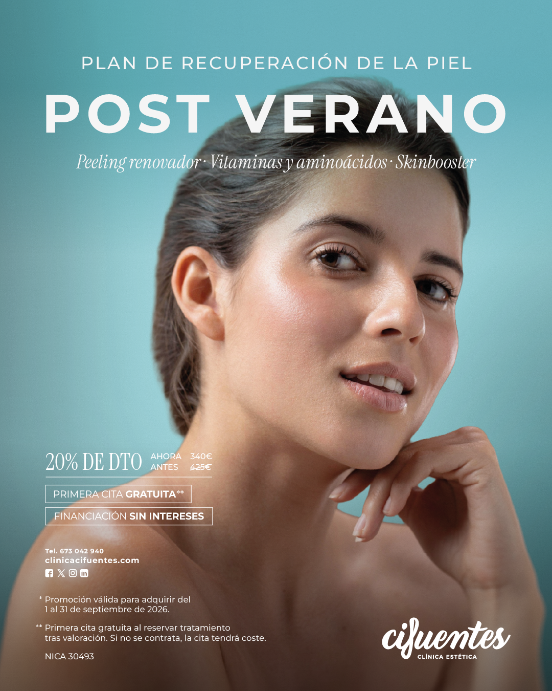 CLÍNICA CIFUENTES PLAN DE RECUPERACIÓN DE LA PIEL POST VERANO CLÍNICA CIFUENTES PLAN DE RECUPERACIÓN DE LA PIEL POST VERANO